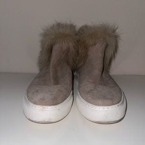 Rachel Zoe suede sneaker bootie